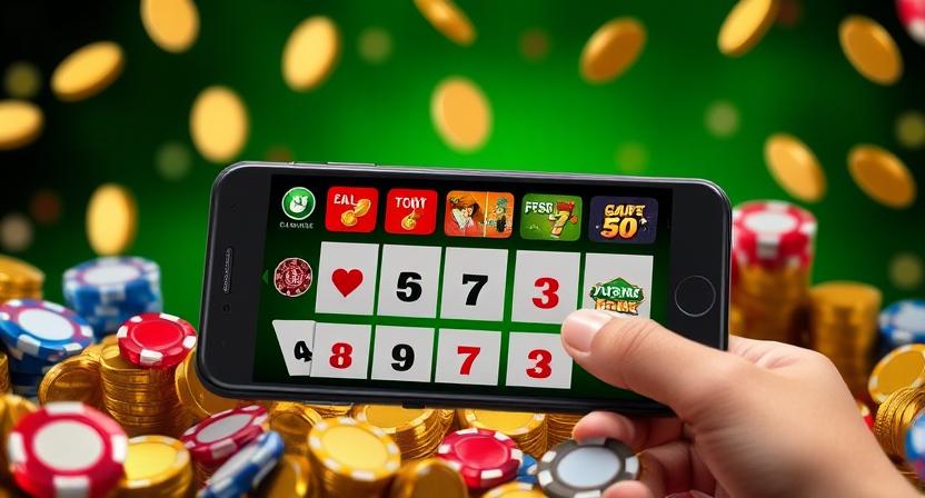 CBAJI mobile casino app interface